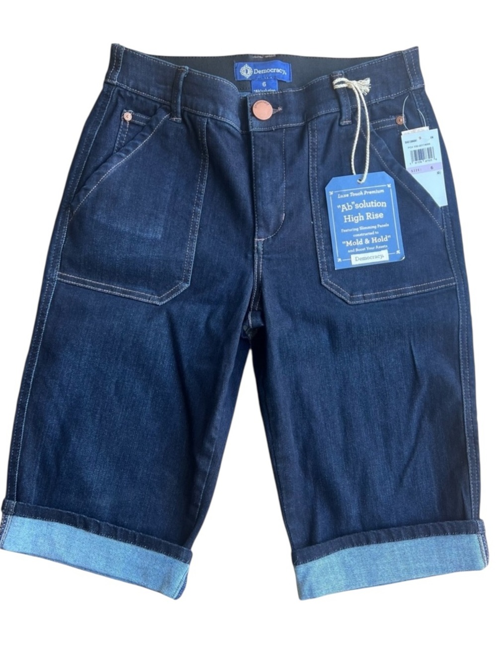 Democracy Abroad Solutions High Rise Bermuda Short